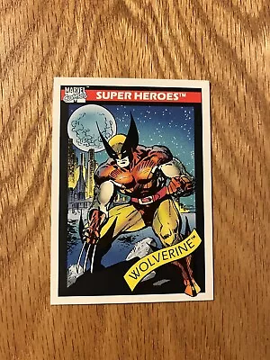 1990 Marvel Comics Super Heroes Trading Card #10 Wolverine • $2.99