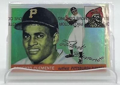 1998 Topps ROBERTO CLEMENTE #164 1955 Topps Reprint Finest Refractor W Coating • $34.99