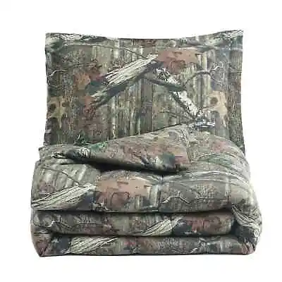 Mossy Oak Infinity Camouflage Comforter And Sham Set - W219617456 • $74.95