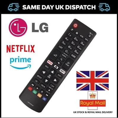 Lg Tv Replacement Remote Control Akb75095308  Smart Tv Led 3d Netflix Button • £2.99