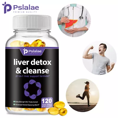 Liver Detox & Cleanse 1430mg - Liver Support Supplements - With Milk Thistle • $6.78