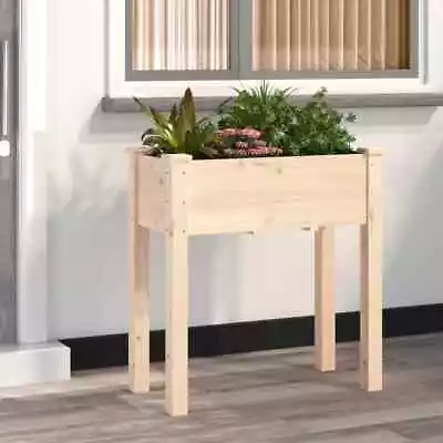 Planter With Liner 71x37x76  Solid Wood Fir Q6R4 • £72