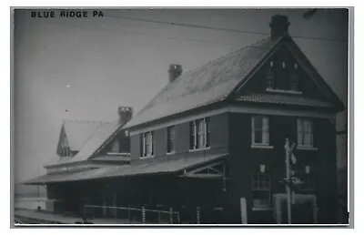 RPPC WMRR Western Maryland Railroad Station UNION BRIDGE MD Real Photo Postcard • $4.99