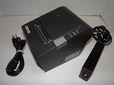 $87.12 • Buy Micros Epson M129H TM-T88IV Thermal POS Receipt Printer Serial Printer W Power 
