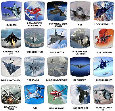 Lampshades Ideal To Match Aeroplanes Fighter Jets Bedding Sets & Duvet Covers. • £27.99