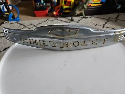 Vintage 1947 1953? Chevy Pickup Truck Front Hood Emblem Badge Accessory GM • $65