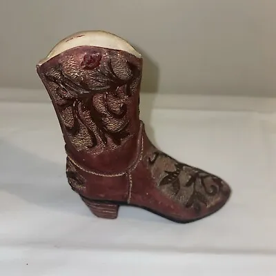 Mini Cowboy Boot Resin Figurine 4” • $4.99