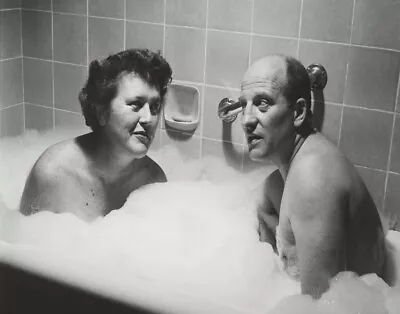 Julia Child And Paul Child In The Bath Tub Print 11 X 14 • $25