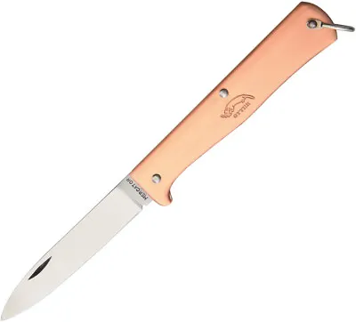 OTTER-Messer Small Mercator Copper Folding Carbon Steel Pocket Knife 10601 • $57.95