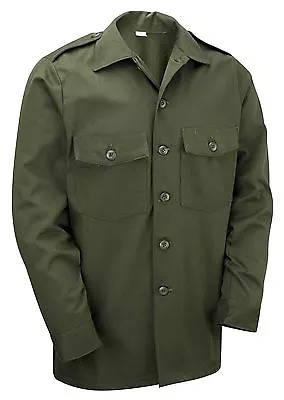 £19.99 • Buy Army Shirt US Original Army Military Surplus Combat Work Fatigue Top Olive Green