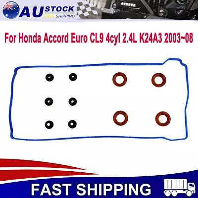 Rocker Valve Cover Gasket Set For Honda Accord Euro CL9 4cyl 2.4L K24A3 2003~08 • $39.75