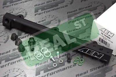 AEM Billet Aluminum High Volume Fuel Rail Honda Prelude H22A1 H22A4 H23 F22A • $151.95