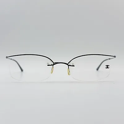 CHANEL Eyeglasses Ladies Oval Black Rimless Extravagant Cc Logo Mod. 2035 New • $371.86
