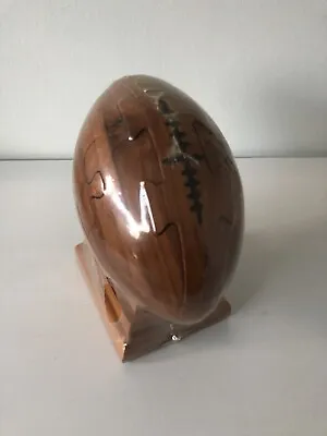 £7 • Buy Wooden Rugby Ball Puzzle