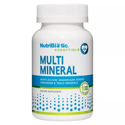 NutriBiotic Multi Minerals Calcium Magnesium Boron Chromium & Trace Minerals • $11.99