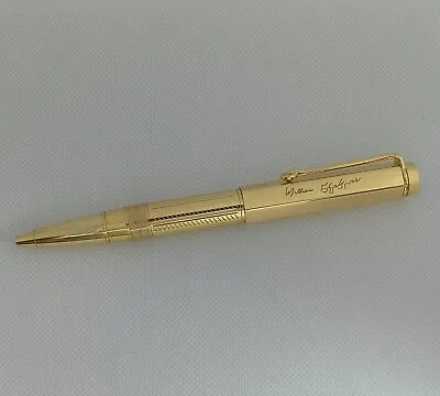 Luxury New Great Writers Metal Series Gold Color 0.7mm Ballpoint Pen • $2.25