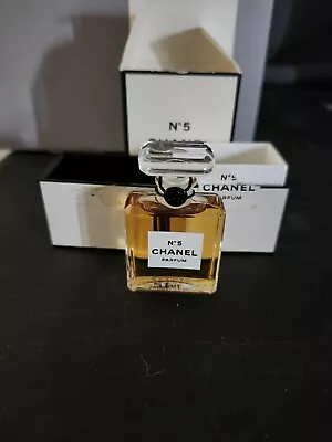 Vintage CHANEL # 5 Perfume 1/4 Fl.oz / 7.5 Ml • $74.99