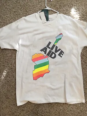 Vintage Live Aid Philadelphia 1985 Shirt • $21.99