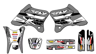 2003-2004 WR 450 F 13 FLY Grey Senge Graphics Kit Compatible With Yamaha • $134.99