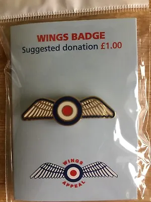 100 Years Of RAF/WINGS-Badge/Pin-Brand New. • £1.75