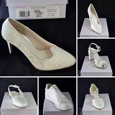 Rainbow Club Bridal Shoes - Various Current Styles/sizes **25% Off RRP** • £44