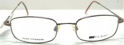 Tech Flex Titanium 1503 Brown Mens Eyeglass Frames  51-19-145 • $23.95