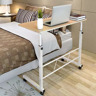 Adjustable Portable Laptop Table Stand Trolley PC Computer Desk Sofa Bed Tray UK • £19.39