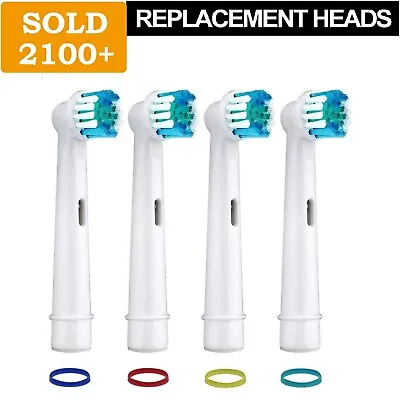 4Pcs New Electric Replacement Toothbrush Heads For Oral B Braun Precision Clean • $7.99