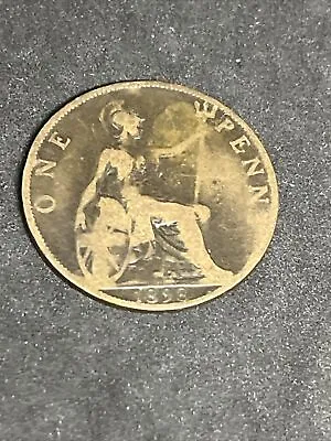 1898 Victorian One Penny Coin • £1