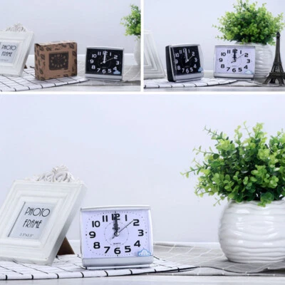 $13.20 • Buy Alarm Clock Analog Table Clock Quartz Radio Alarm Clock Silent Sweep Movement AU
