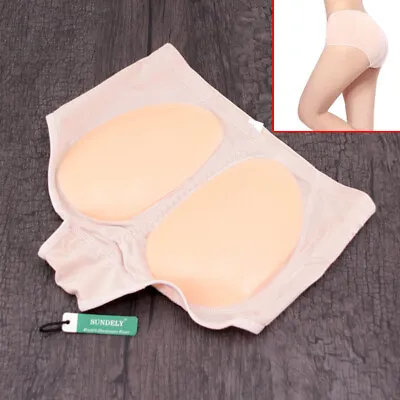 £14.93 • Buy New Silicone Buttocks Pads Padded Pants Bum Butt Hip Knickers Fake Size Enhancer