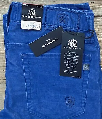 Rock & Republic Mens Colored Straight Leg Signature Sexy Fit Jeans List $88 • $36.99