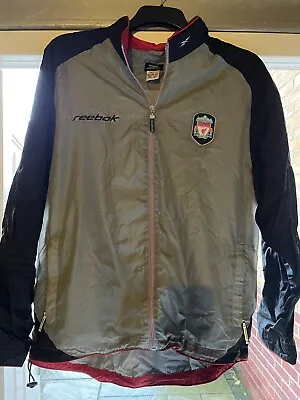 £30 • Buy Vintage Reebok Liverpool FC Jacket Track Top Training Coat Carlsberg Size Large