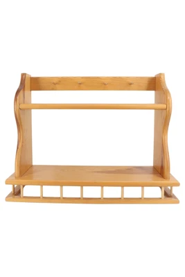 £23.14 • Buy Shelf Brown Kitchen Rack Wood 