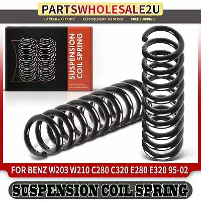 2pcs Rear Left & Right Coil Springs For Benz W203 W210 C280 C320 C350 E280 E320 • $44.99