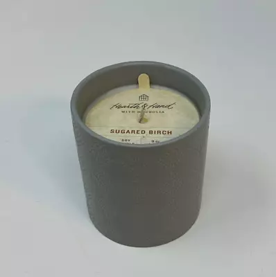 $22.99 • Buy Hearth & Hand With Magnolia Sugared Birch Scented Soy Candle - NEW!