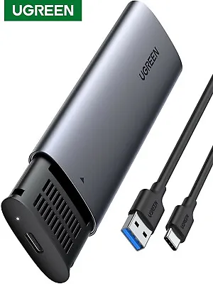 $34.95 • Buy Ugreen M.2 SSD NGFF SATA To USB C External Enclosure Storage Case Adapter 