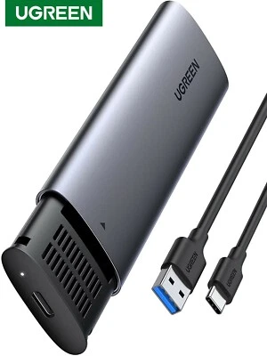 $34.95 • Buy Ugreen M.2 SSD NGFF SATA To USB C External Enclosure Storage Case Adapter 