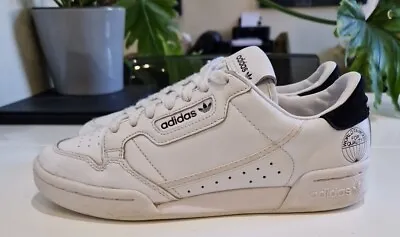 Adidas Continental 80's Og Originals. Mens Size 7 Uk Trainers. White/blk • £8.95