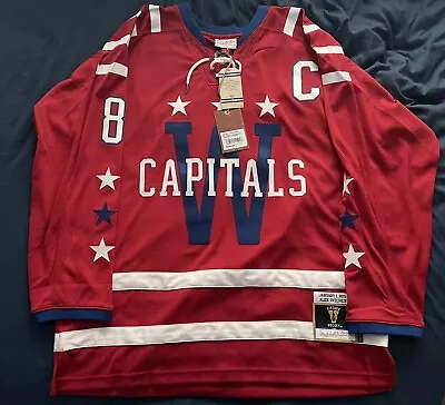 Alexander Ovechkin Washington Capitals Mitchell & Ness NHL Jersey 2015 Size XL • $149.99