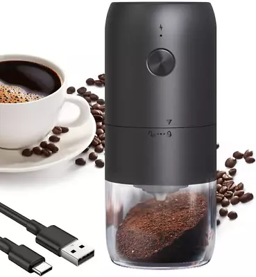 Portable Electric Burr Coffee Grinder Electric Rechargeable Mini Coffee Grinder • $57.08