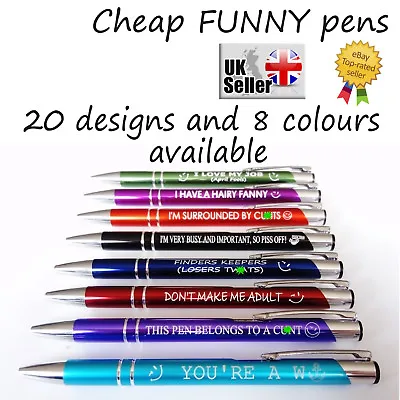 £2.98 • Buy Funny Cheeky Novelty Rude Sweary Profanity Pen Birthday Gift CHRISTMAS Cheap