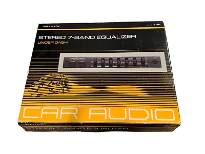 Vintage Realistic Stereo 7-Band Equalizer Under Dash Car Audio 12-1965 New • $195