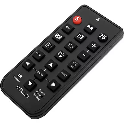 Vello IR-STV IR Remote With Playback Control For Select Sony Cameras • $23.50