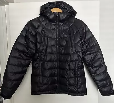 The North Face Summit Series 800 Men’s L Large Black Nylon Down Puffer Hoodie • $54