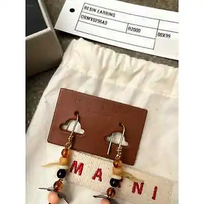 Marni Resin Earrings • $145