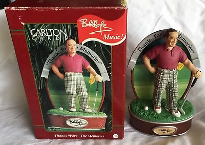 1999 Bob Hope Musical Golf Ornament Club Christmas Holiday Tree Decor Gift Box • $14.98