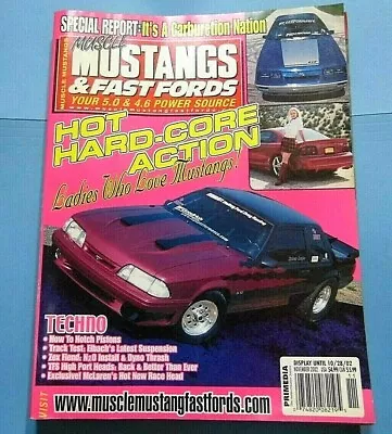 Mustangs & Fast Fords Magazine Nov 2002 Ladies Who Love Mustangs • $11.25