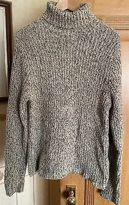 POLO RALPH LAUREN Men's Roll Neck Jumper Size Medium P2P 19 Inch Length 30 Inch • £25