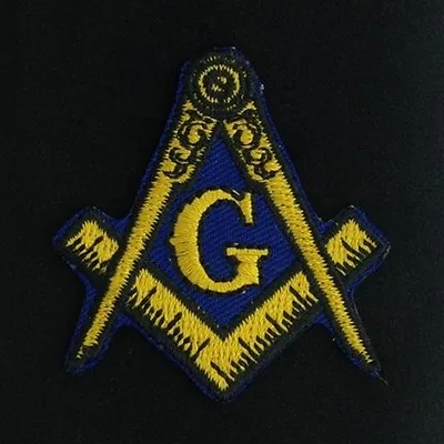 Masonic Iron-On Embroidered Emblem Patch (MP-5) • $2.25